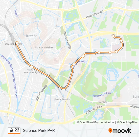 22 Light Rail Line Map