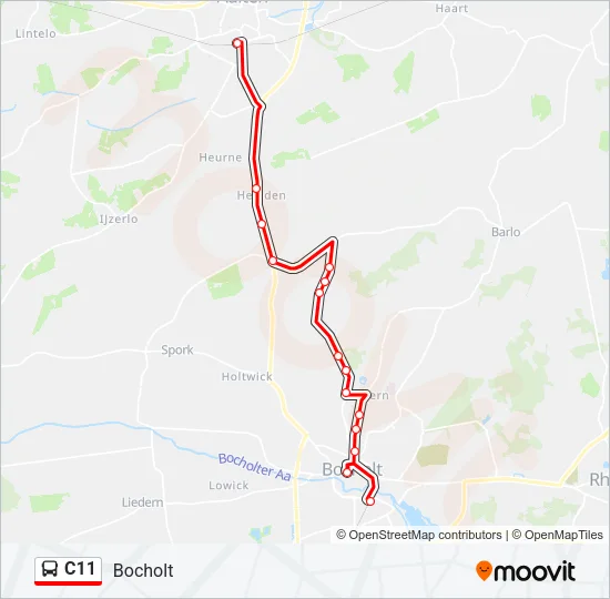 C11 Bus Line Map