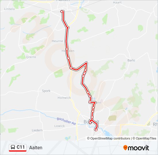C11 Bus Line Map