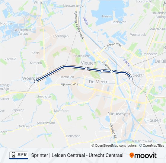 SPR Train Line Map