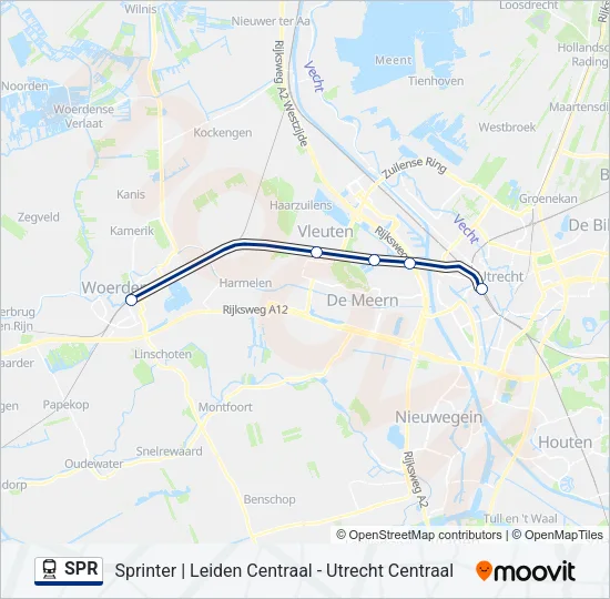 SPR Train Line Map