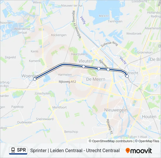 SPR Train Line Map