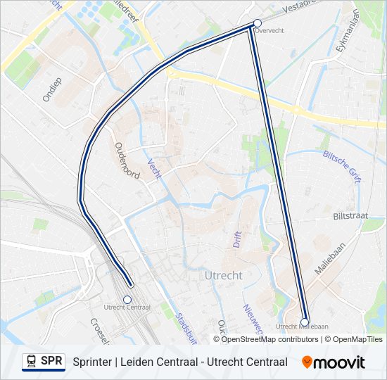 SPR Train Line Map