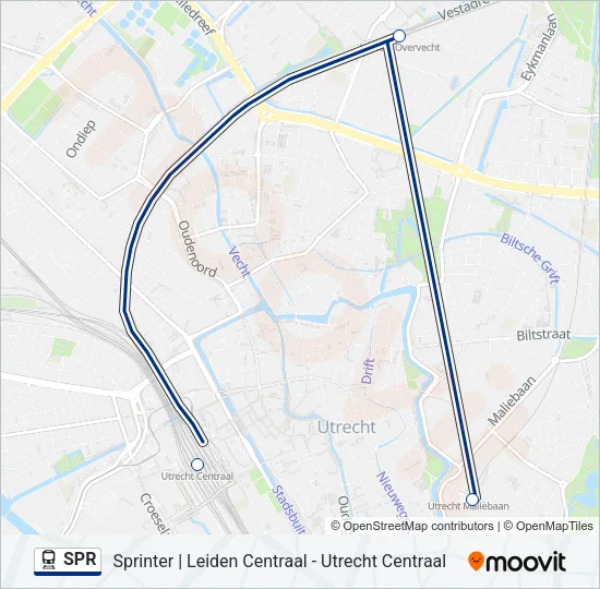 SPR Train Line Map