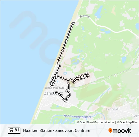 81 Bus Line Map