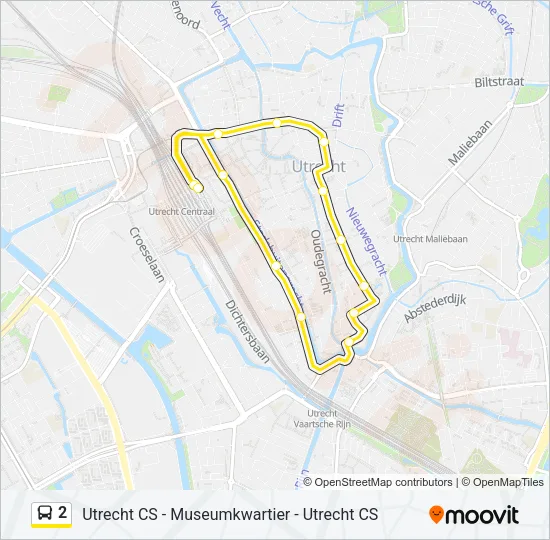 2 Bus Line Map