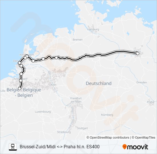 euro rail timetables and route map