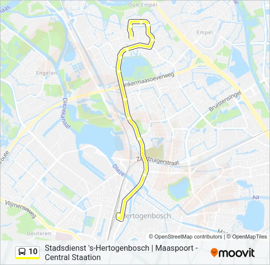 10 Bus Line Map