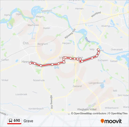 690 Bus Line Map
