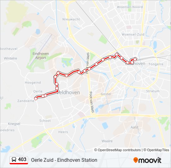 403 bus Line Map