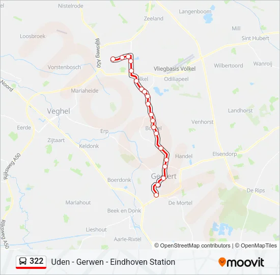 322 Bus Line Map