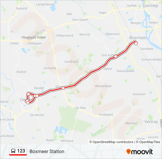 123 Bus Line Map