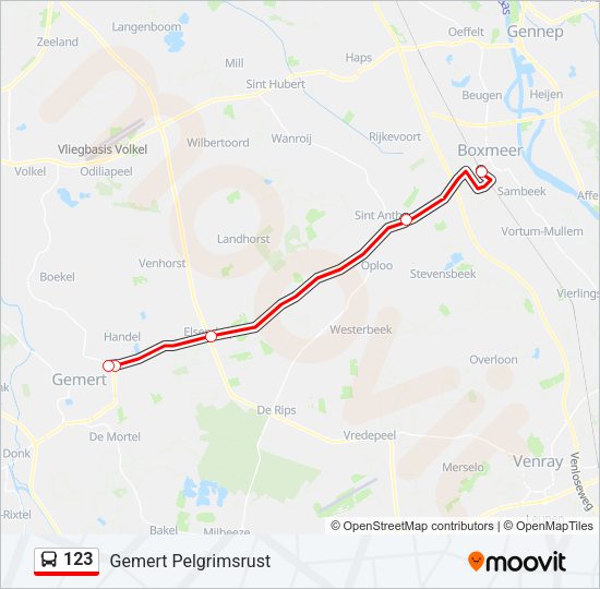 123 Bus Line Map