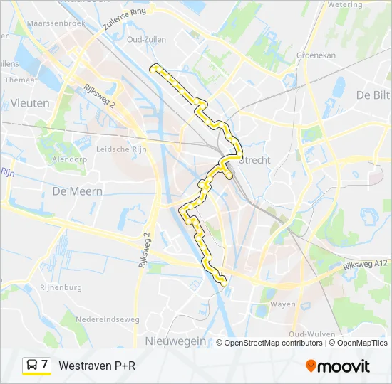 7 Bus Line Map