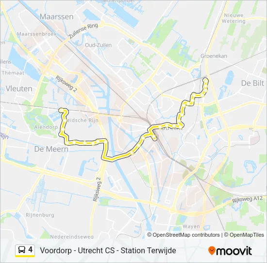 4 Bus Line Map