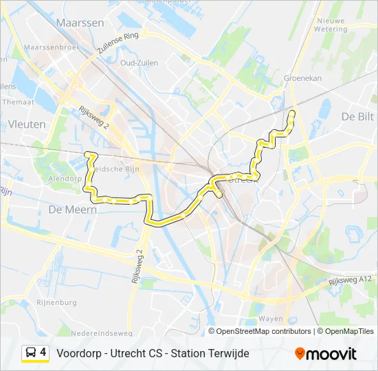 4 Bus Line Map