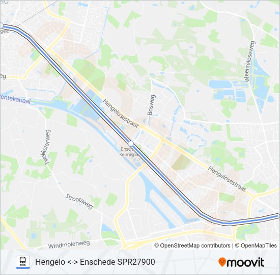 SPRINTER RS23 Train Line Map