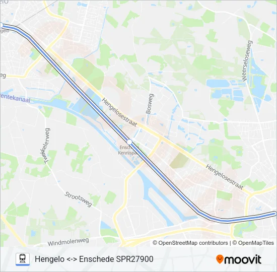 SPRINTER RS23 Train Line Map