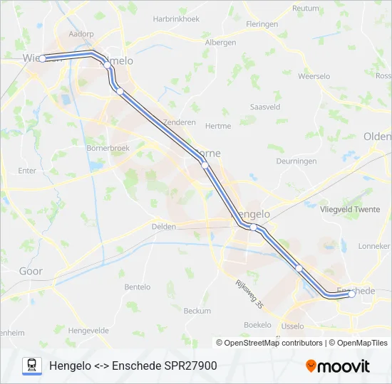 SPRINTER RS23 Train Line Map