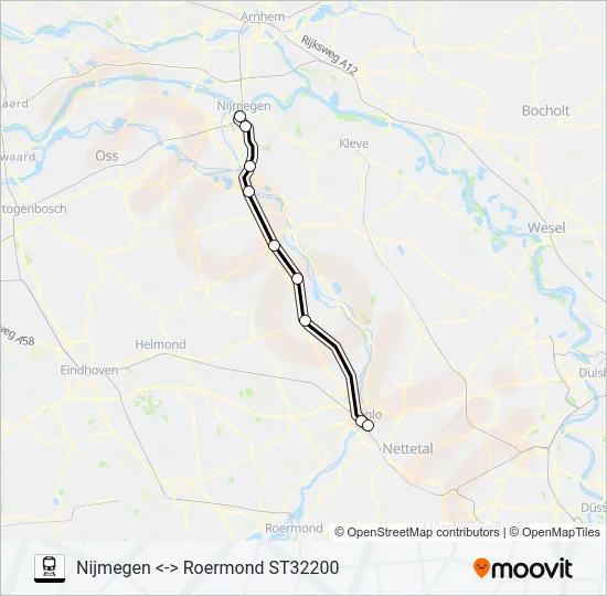 STOPTREIN RS11 Train Line Map