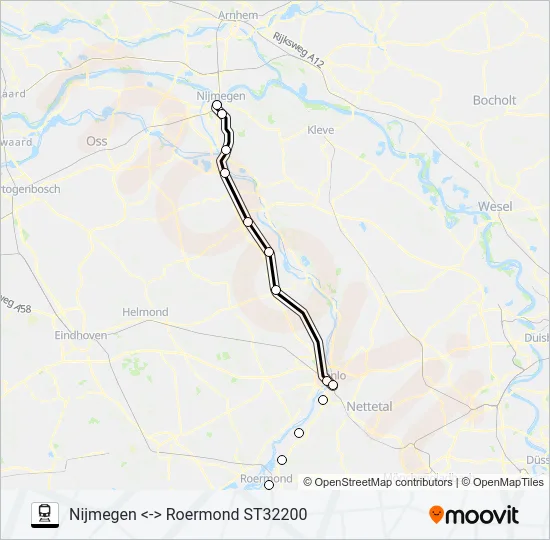 STOPTREIN RS11 Train Line Map