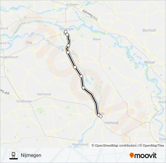 STOPTREIN RS11 Train Line Map