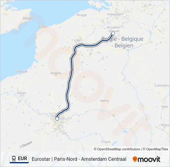 EUR  Line Map