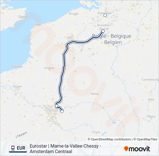 EUR  Line Map