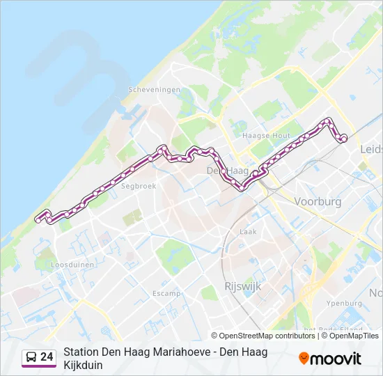 24 Bus Line Map