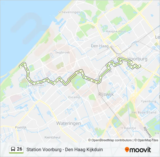 26 Bus Line Map