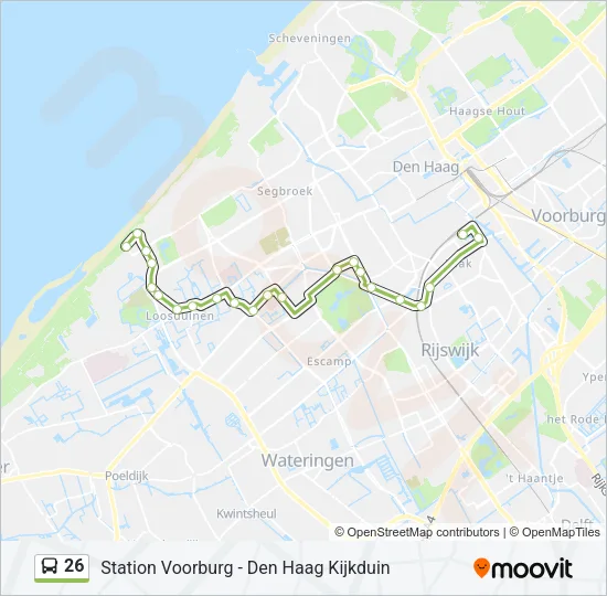26 Bus Line Map