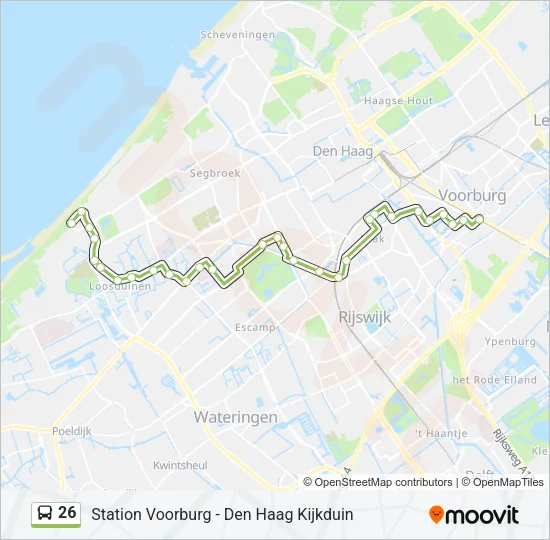 26 Bus Line Map