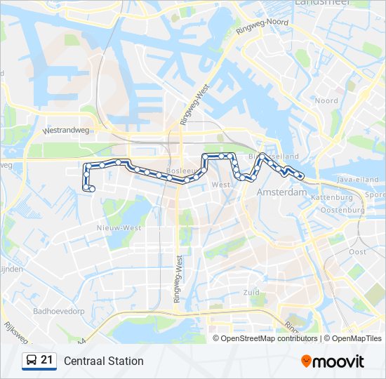 Buslijn LeidenOegstgeestRijnsburgNoordwijk Provincie ZuidHolland