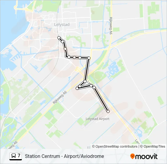 7 Bus Line Map