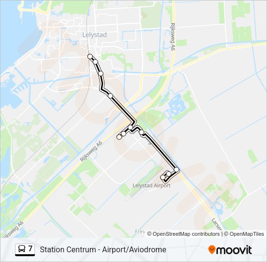7 Bus Line Map