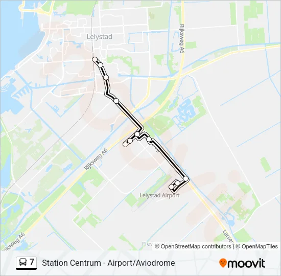 7 Bus Line Map