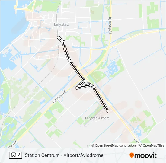 7 Bus Line Map