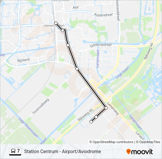 7 Bus Line Map