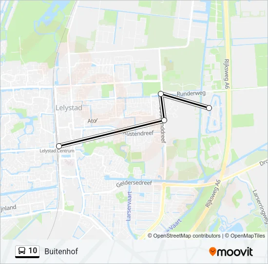 10 Bus Line Map