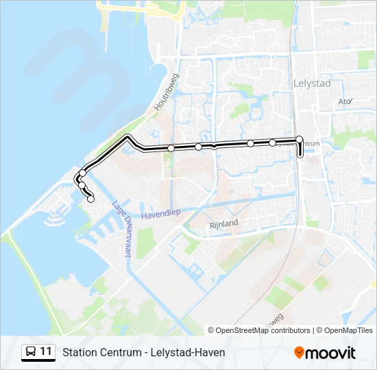 11 Bus Line Map