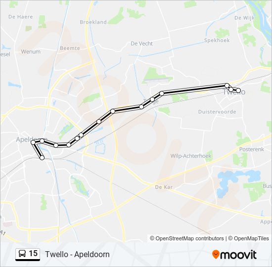 15 bus Line Map