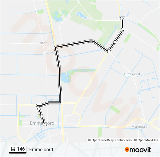 146 Bus Line Map