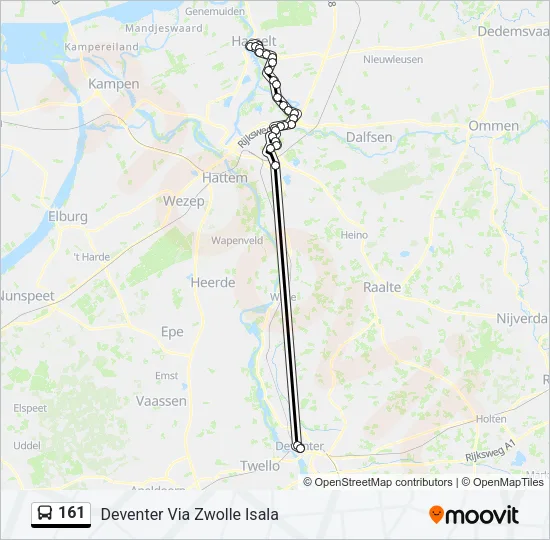 161 Bus Line Map