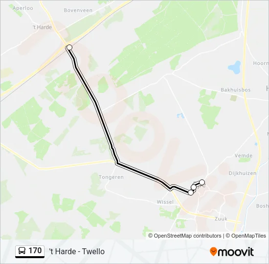 170 Bus Line Map