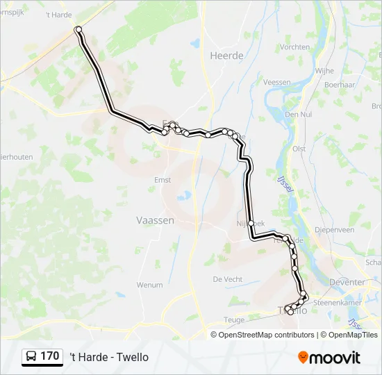170 Bus Line Map
