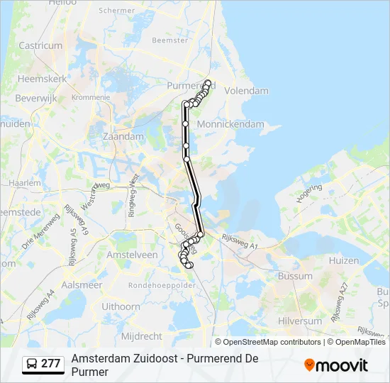 277 Bus Line Map