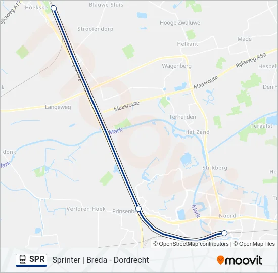SPR Train Line Map