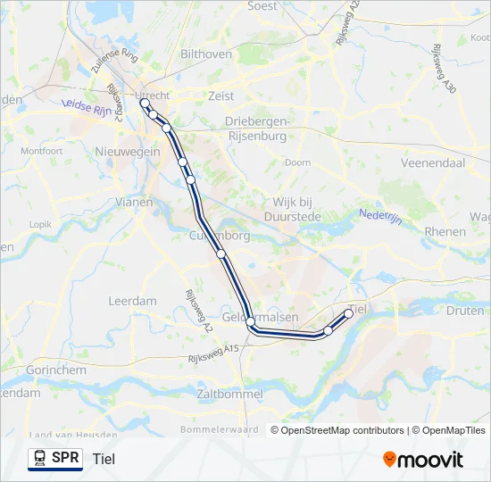 SPR Train Line Map