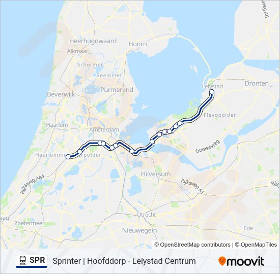 SPR Train Line Map