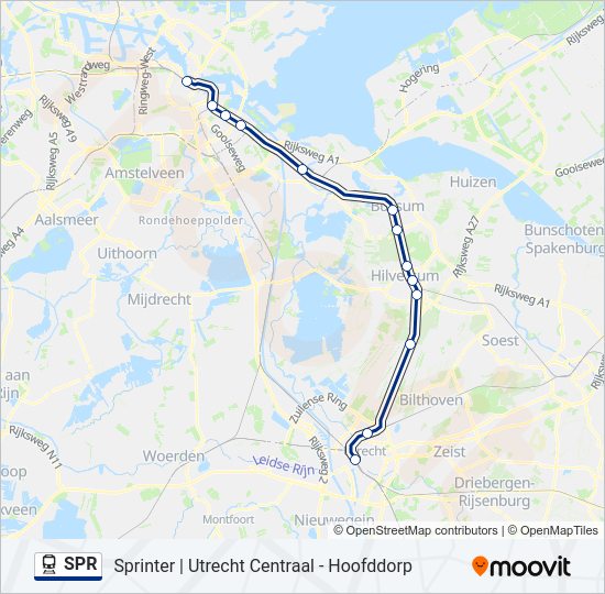 SPR Train Line Map